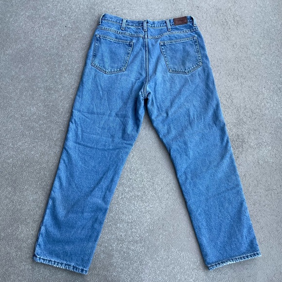 L.L Bean Fleece Lined Denim - Picture 4 of 5
